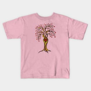 Love Hearts Tree Kids T-Shirt